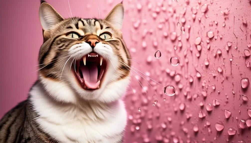 curious cats and licking