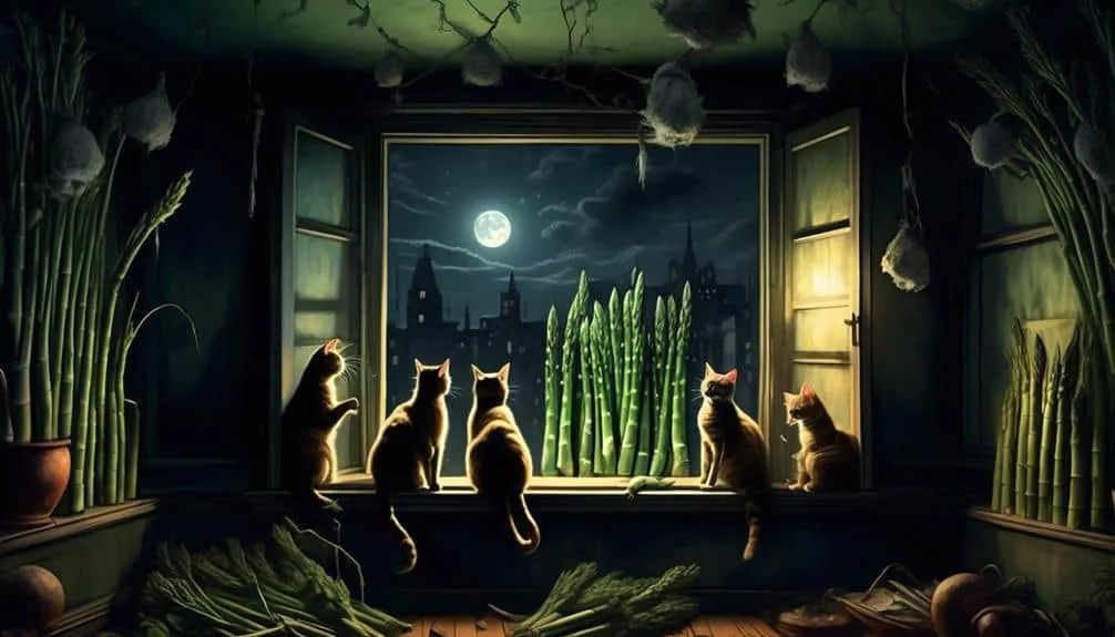 curious cats and veggie mystery