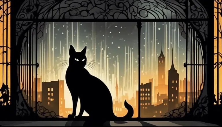 curious cats arched backs