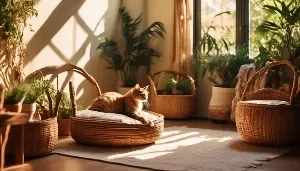 diy basket beds for cats