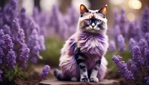 enigmatic lilac tortoiseshell feline
