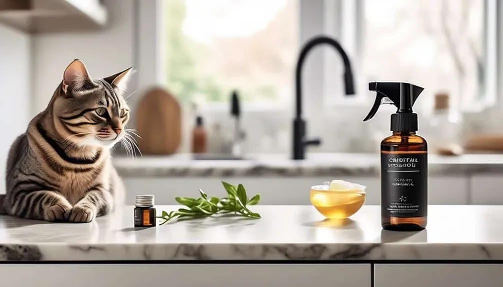essential oils deter cats