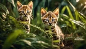 exotic bengal savannah kittens