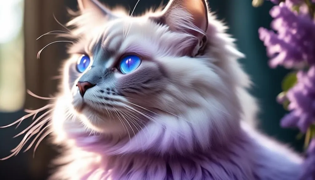 exquisite lilac ragdoll kittens
