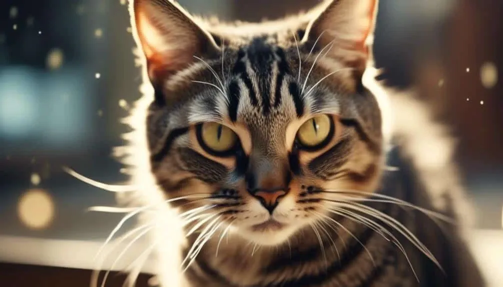 eye sniffing in curious cats