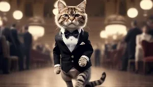 fashionable feline attire revealed