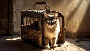 feline adventures in cat carrier