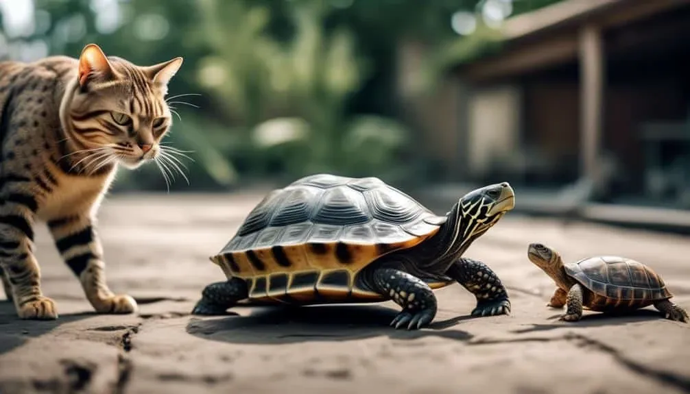 feline and reptile rivalry