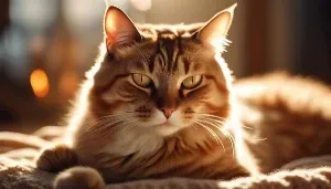 feline fascination with warm