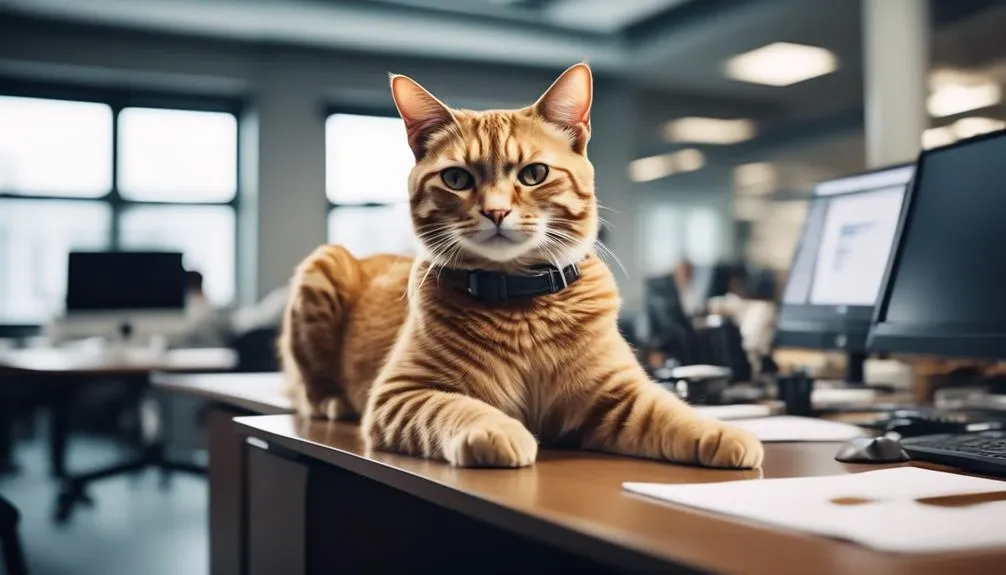 feline friends boosting workplace