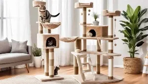 feline happiness through cat trees