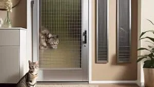 feline proofing your pet entrance