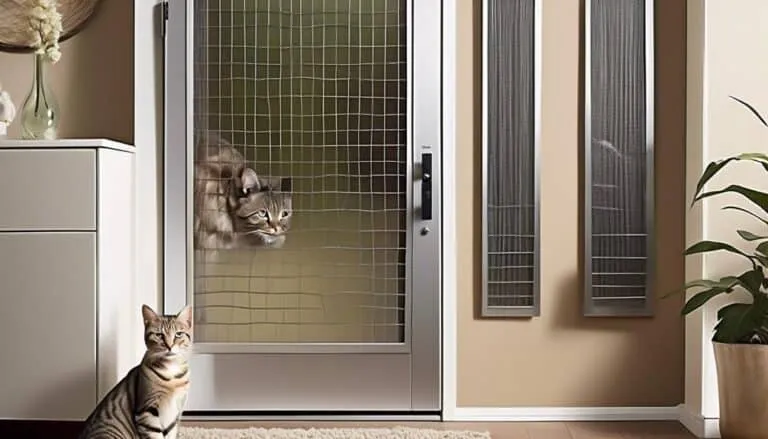 feline proofing your pet entrance