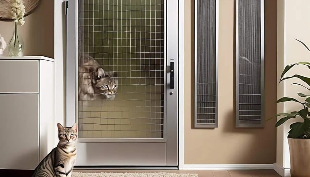feline proofing your pet entrance