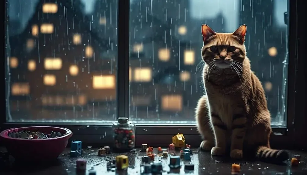 feline sadness heartbreaking signs