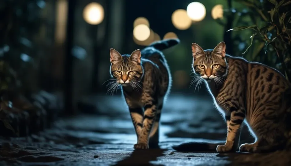 feral cats hunting habits