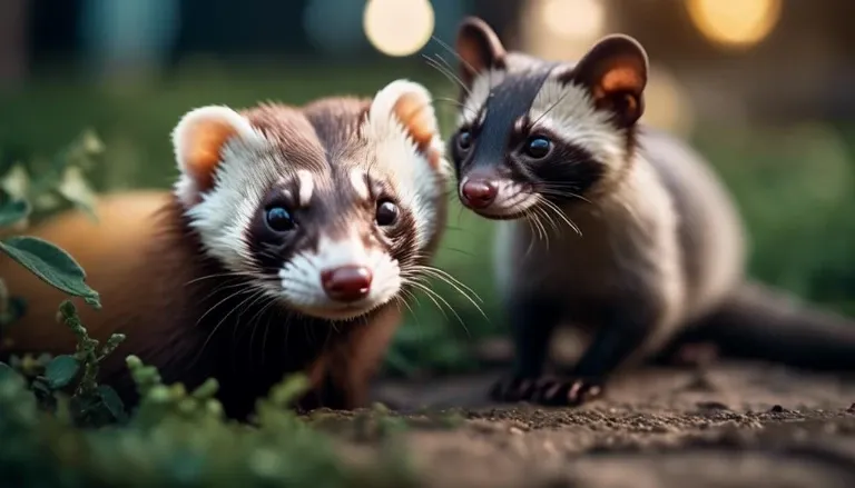 ferrets and cats relationship