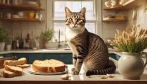 garlic bread threatens feline health