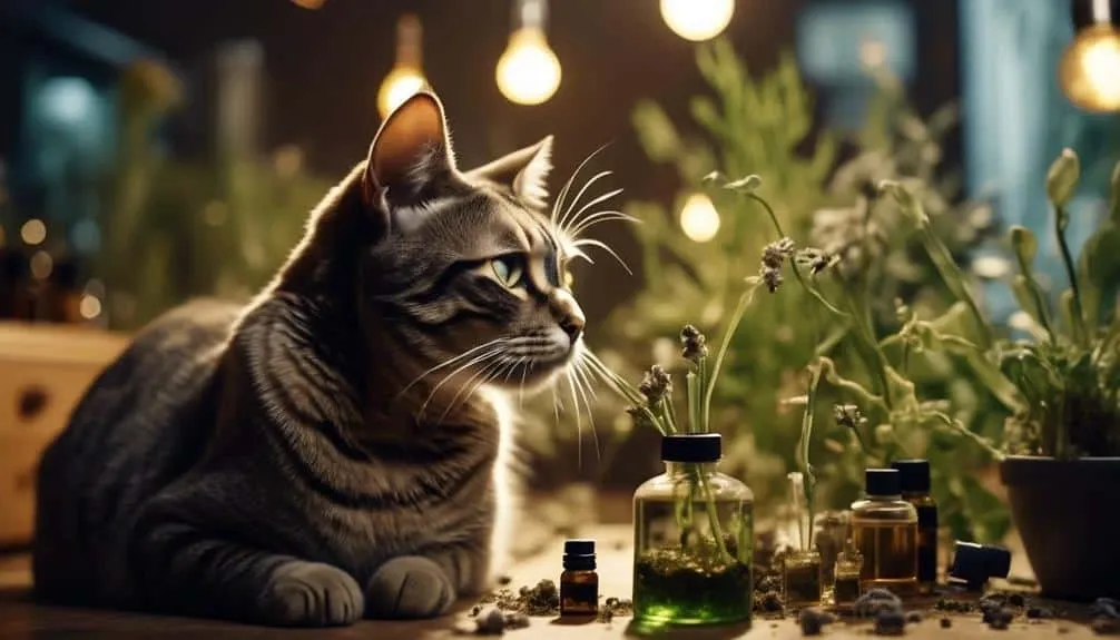 harmful oils harm feline