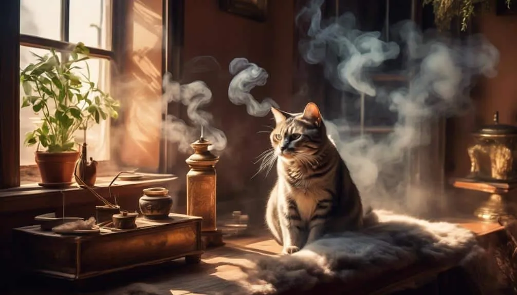 incense hazards for feline