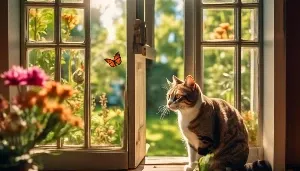 indoor cat to outdoor adventurer