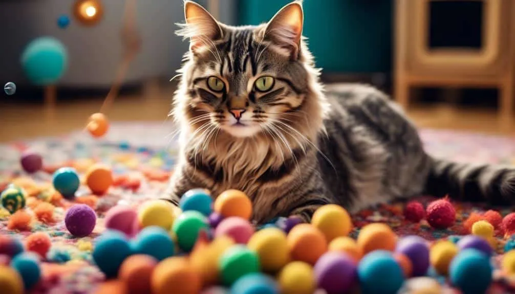 indoor cat toys galore