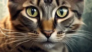 intense cat gaze analysis