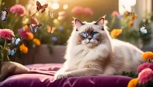 joyful companions with fluffy fur