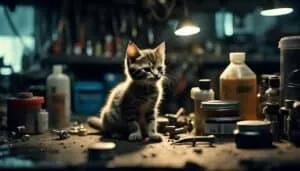 kittens in garage danger