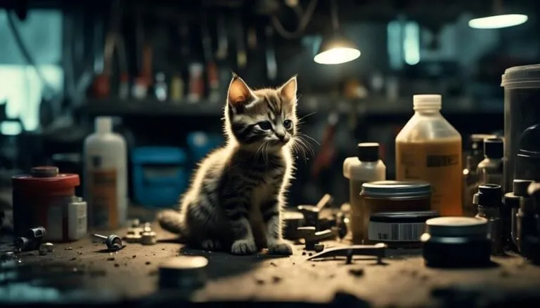 kittens in garage danger