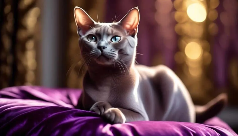 lavish lilac burmese cats
