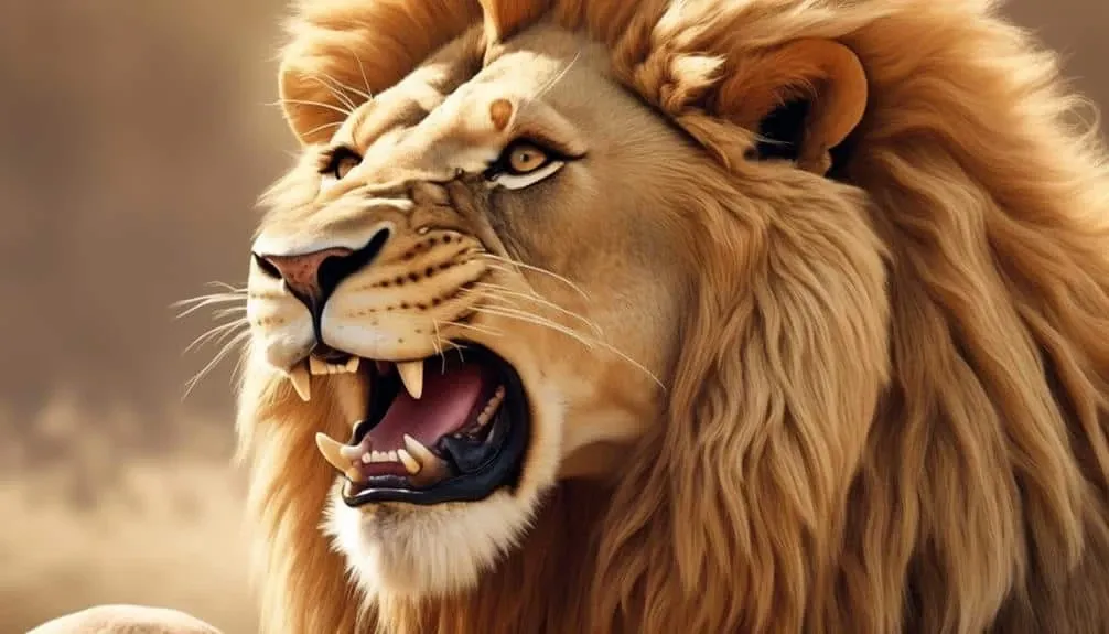 lions inability to meow