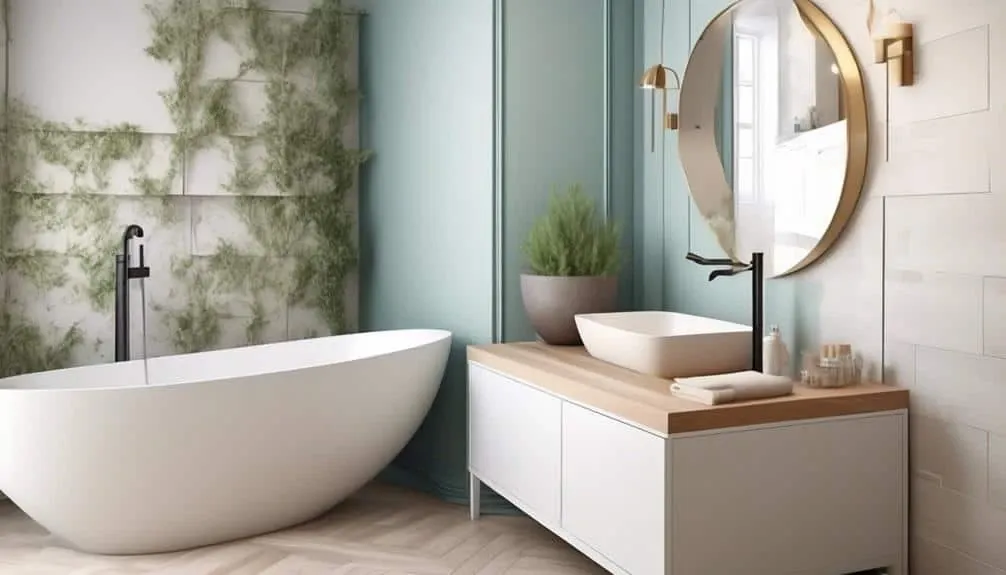 litter box in bathroom