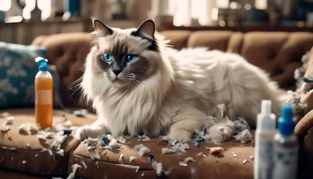 managing ragdoll cat destruction