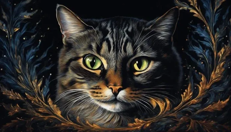 midnight staring cats mysterious gaze