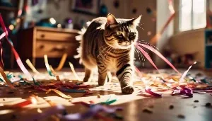 playful cat entertainment without toys