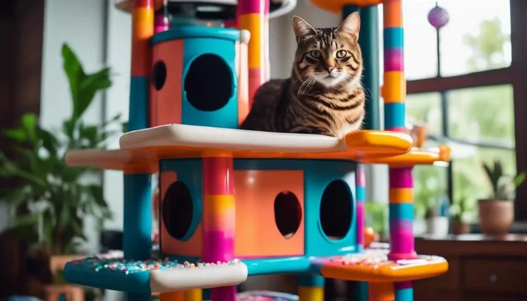 pvc cat tree building