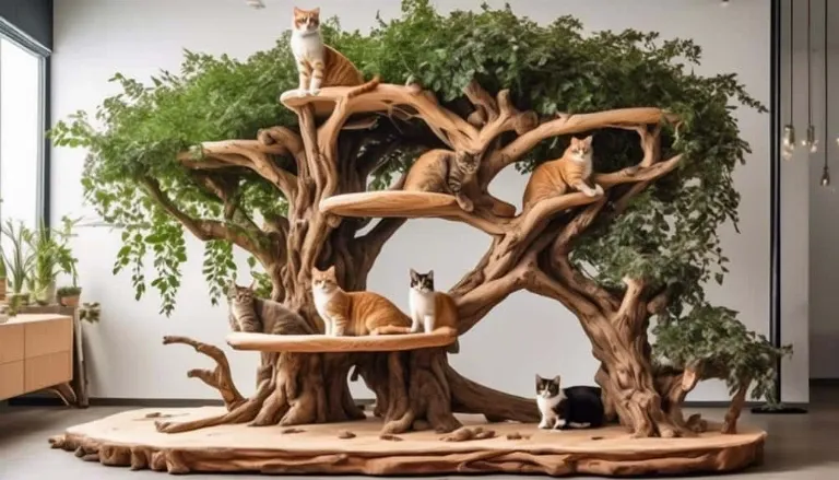 realistic tree cat trees