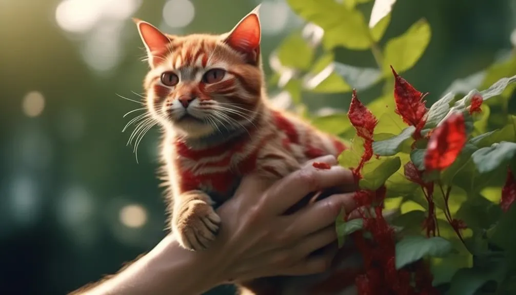 removing cat s poison ivy