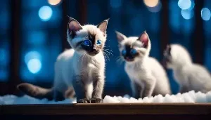 siamese kittens color mystery