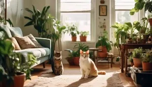 stopping cat spraying odors