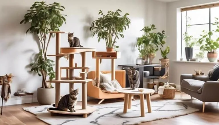 strategic placement for cat trees