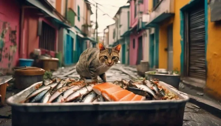 stray cats unexpected food preferences
