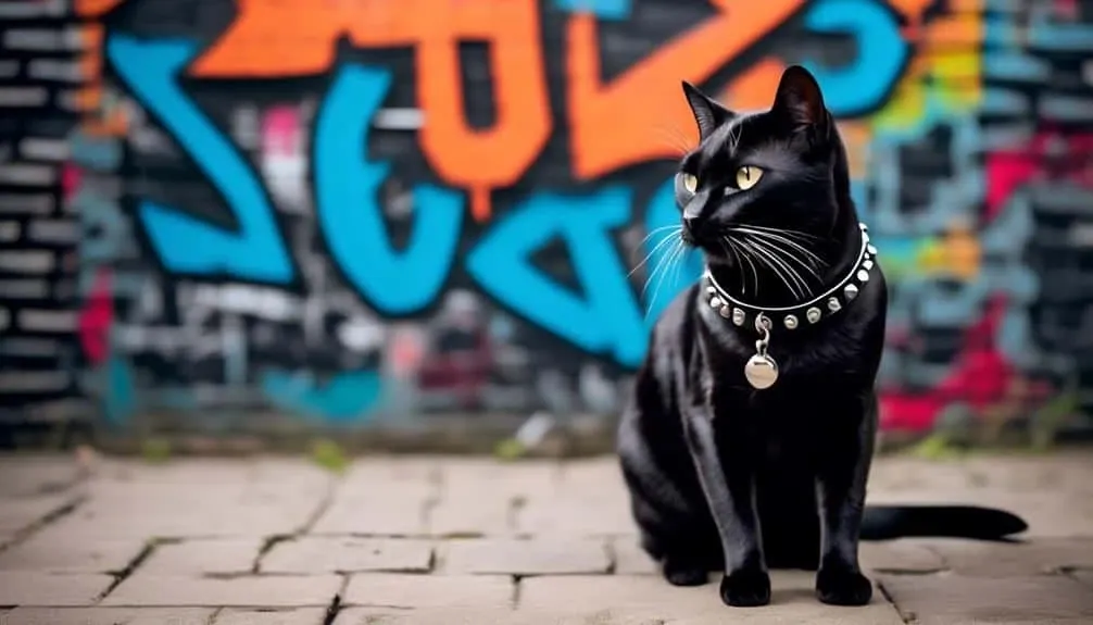 stylish collars for badass cats