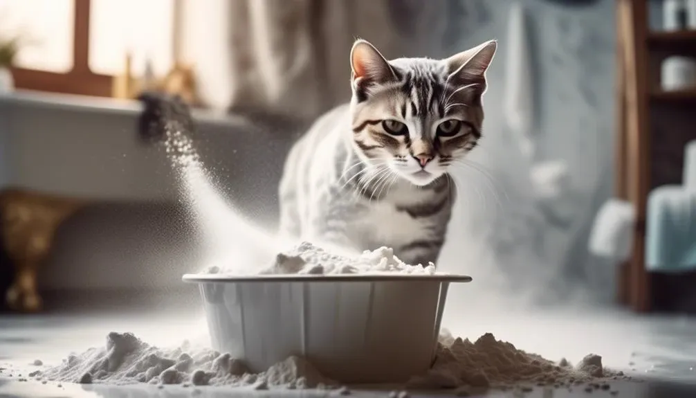 talcum powder risks for cats