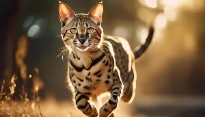 the majesty of savannah cats