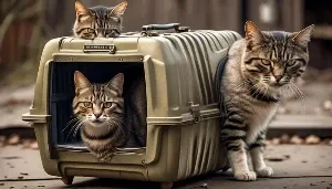 traveling with multiple cats