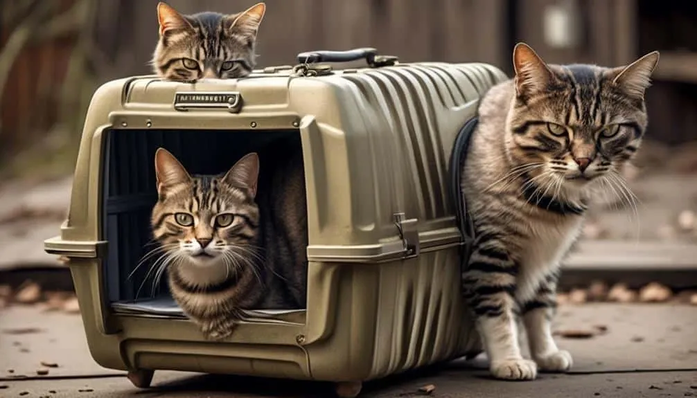traveling with multiple cats