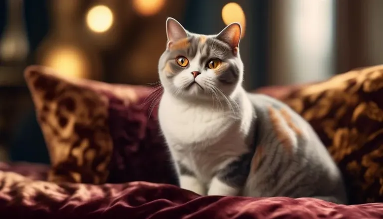 unique calico british shorthair cats