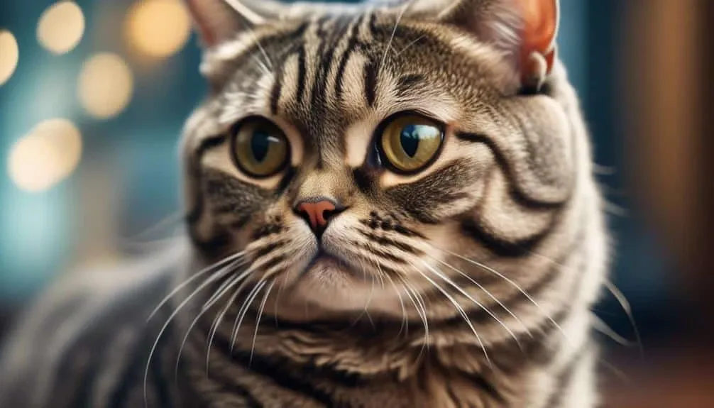 unique scottish fold tabby
